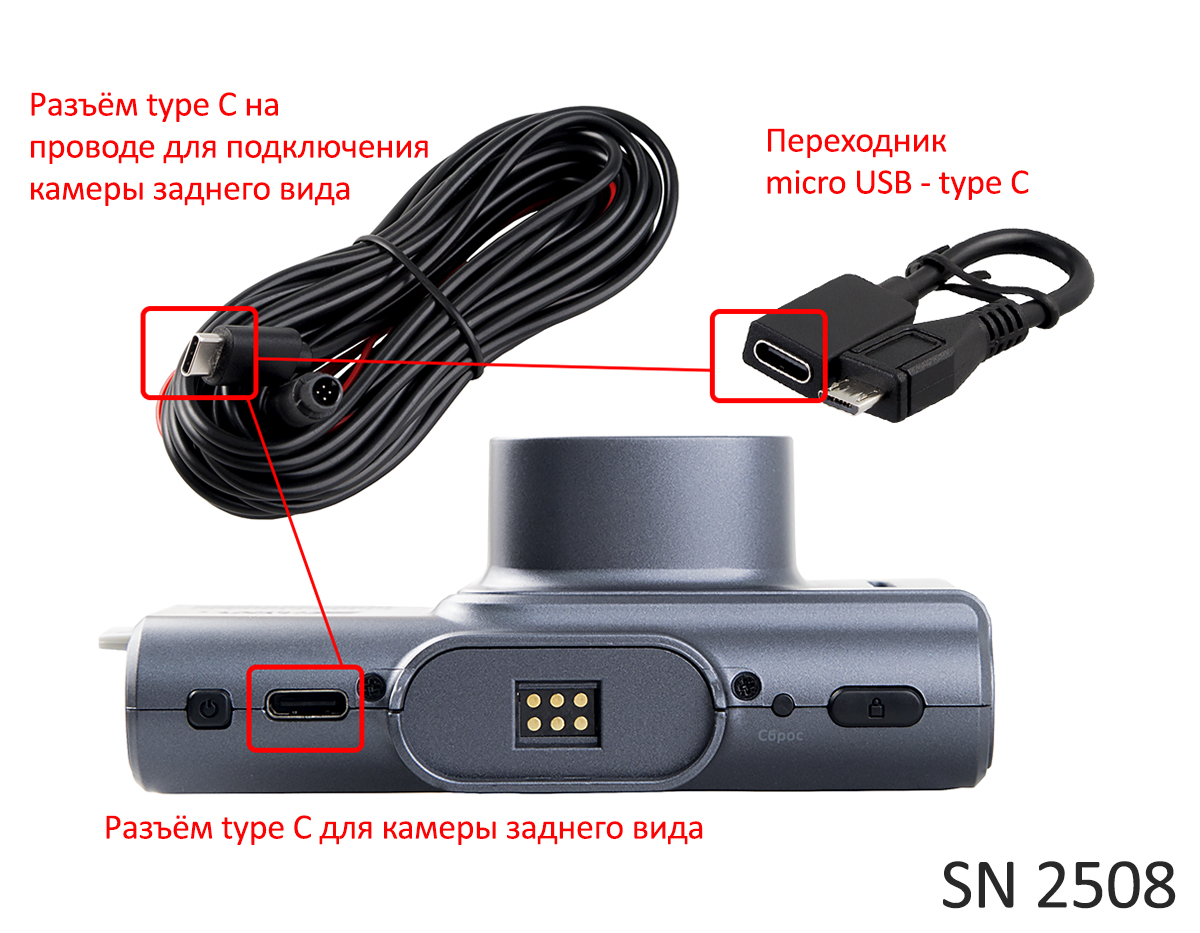 Разъём type C на серии USP и CS 2508