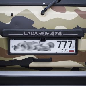 Камера заднего вида в рамке номерного знака Interpower IP-616 AHD/CVBS FR